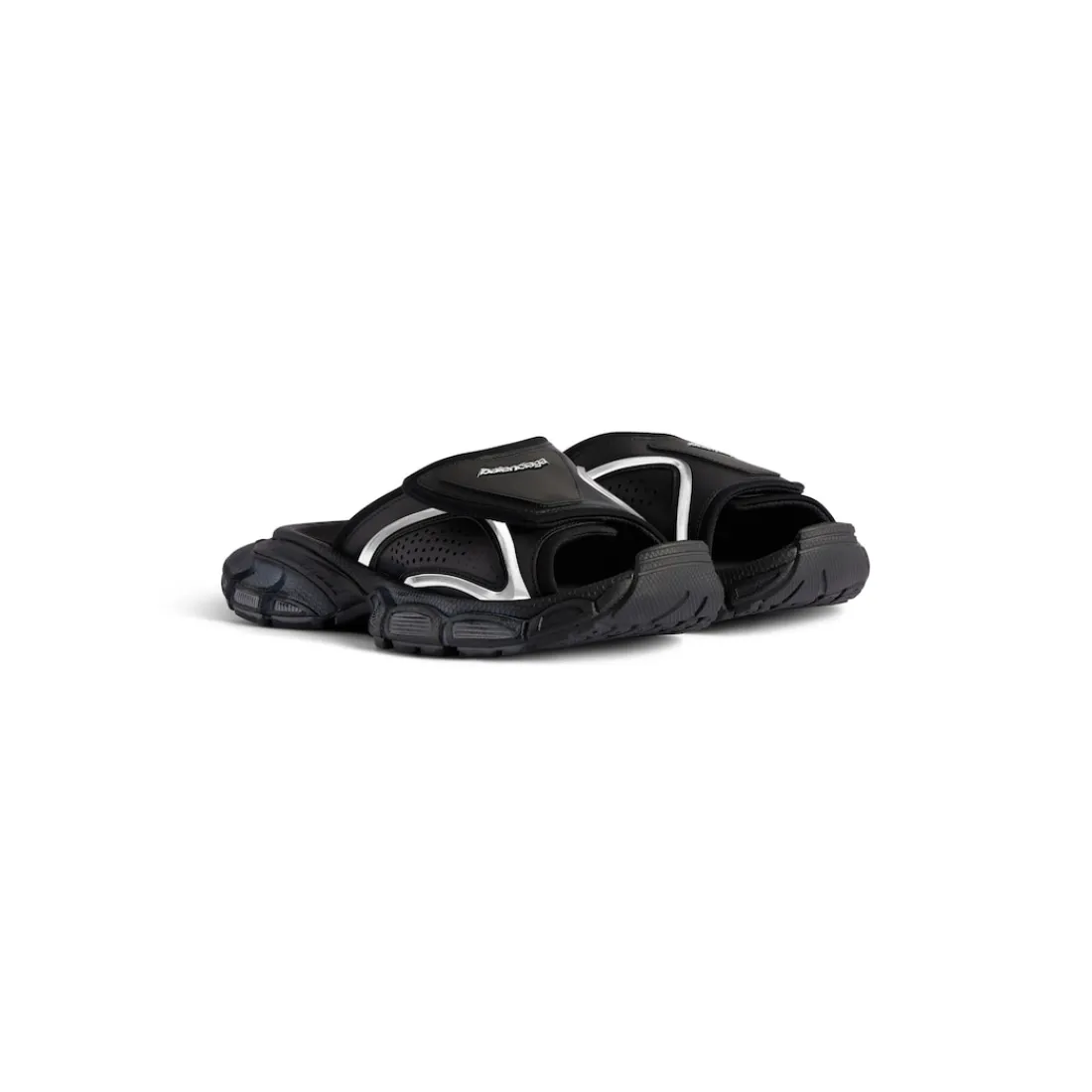 Balenciaga Sneakers | Sandali E Slip-on-Sandali Slide 3xl da Uomo in Nero