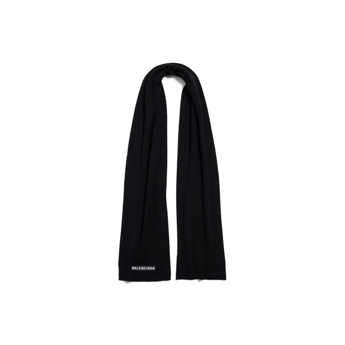 Balenciaga Sciarpe E Berretti | Sciarpe E Berretti-Sciarpa Patch in Nero