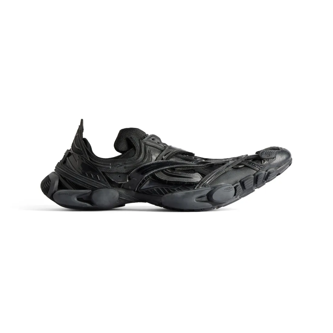 Balenciaga Sneakers-Sneaker Reptile  da Uomo in Nero