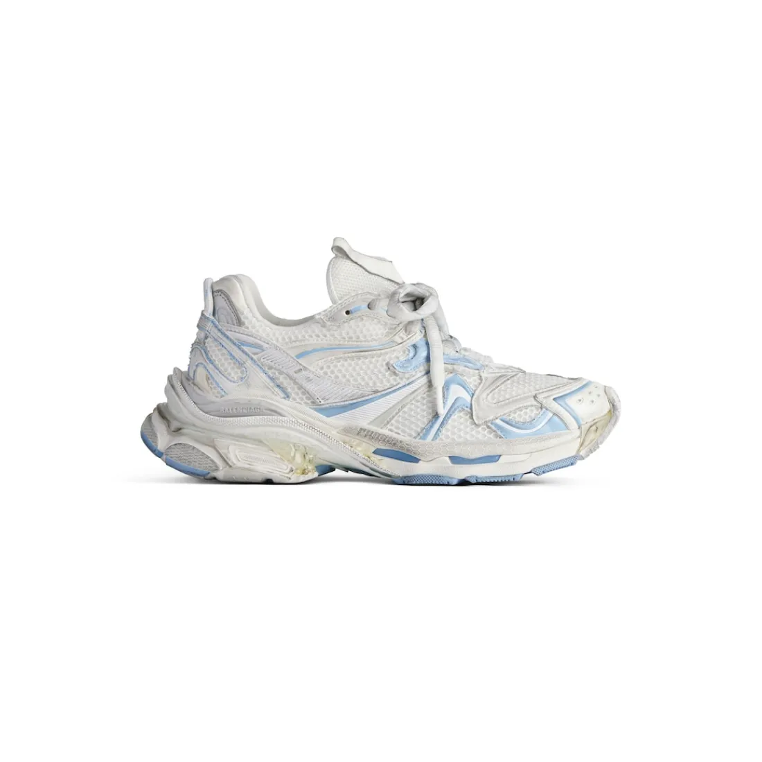 Balenciaga Sneakers-Sneaker Runner 2.0  da Donna in Bianco/azzurro/grigio