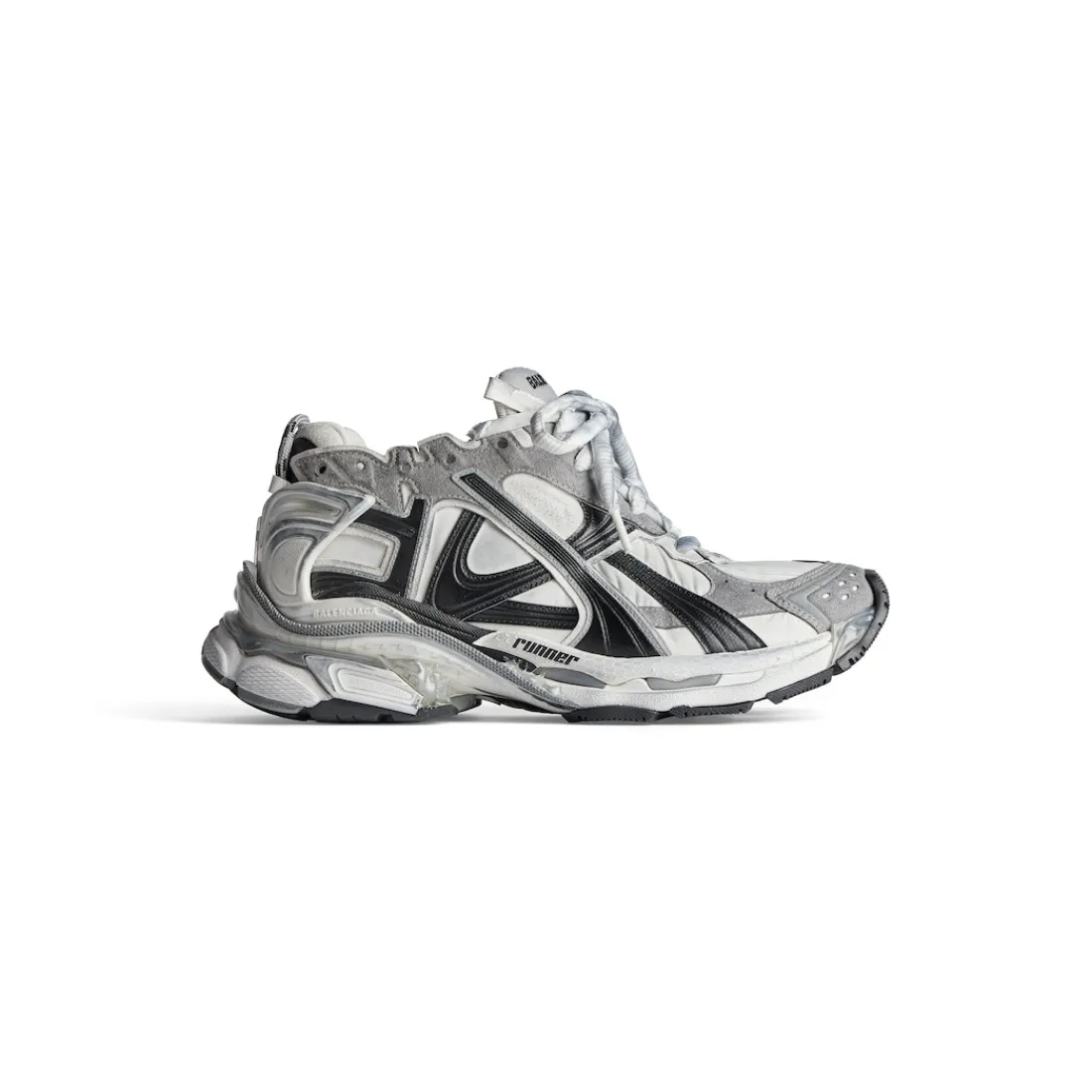 Balenciaga Sneakers-Sneaker Runner da Donna in Grigio