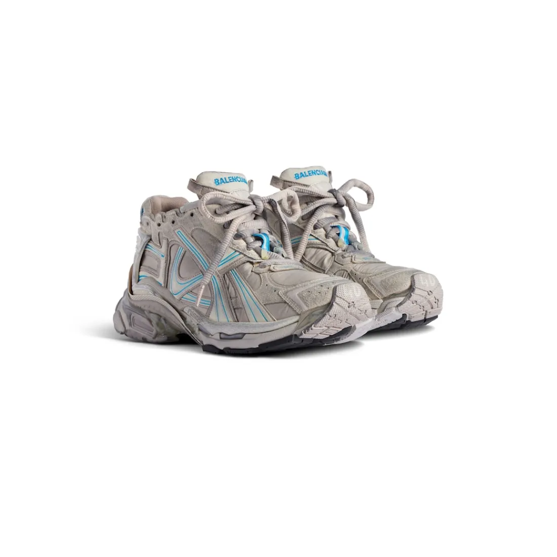 Balenciaga Sneakers-Sneaker Runner da Donna in Taupe/blu