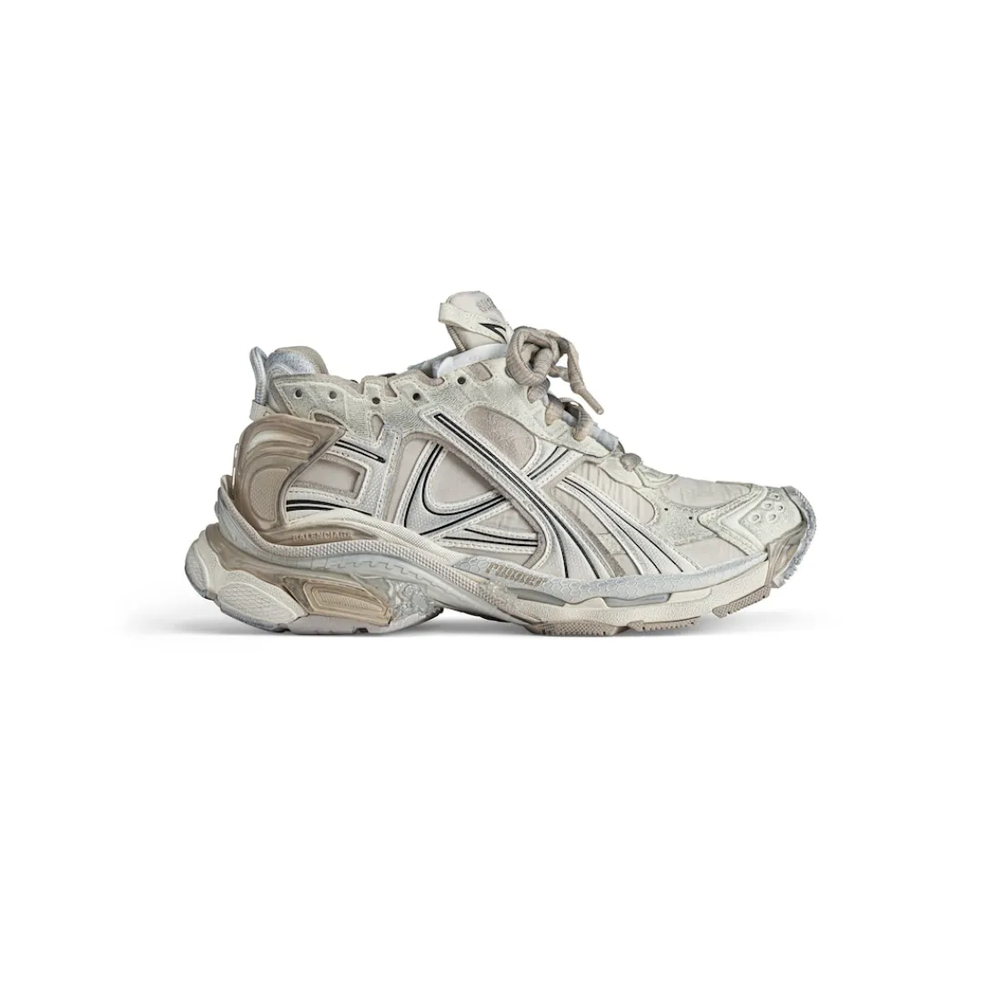 Balenciaga Sneakers-Sneaker Runner  da Uomo in Beige