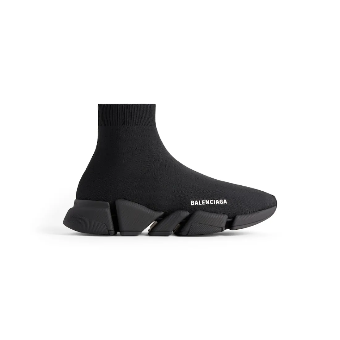 Balenciaga Sneakers-Sneaker Speed 2.0 In Maglia Riciclata da Uomo in Nero