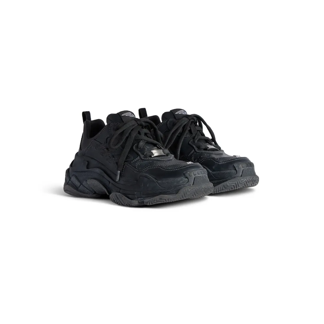 Balenciaga Sneakers-Sneaker Triple S Sporty da Uomo in Nero