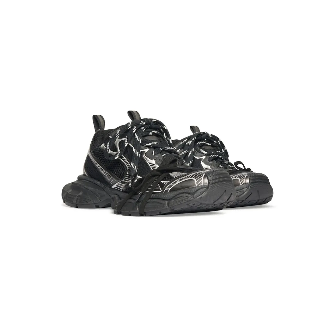 Balenciaga Sneakers-Sneaker 3xl da Uomo in Nero