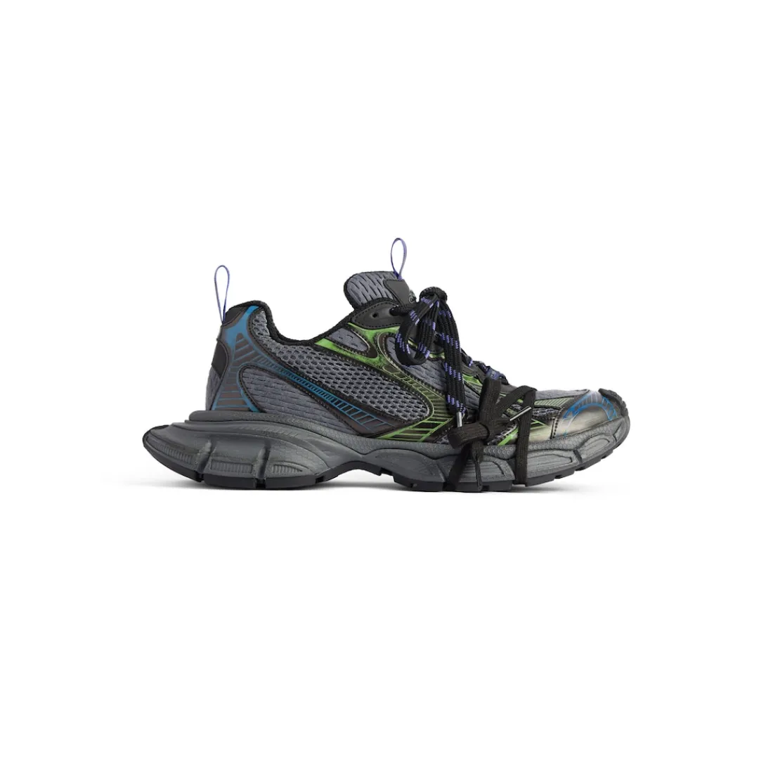 Balenciaga Sneakers-Sneaker 3xl  da Uomo in Verde Scuro/nero/blu/verde Verdescuro/nero/blu/verde