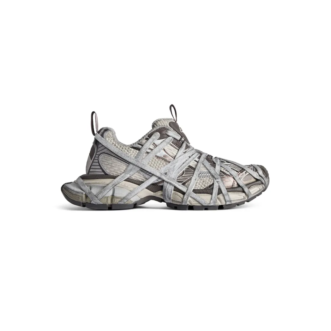 Balenciaga Sneakers-Sneaker 3xl Extreme Lace  da Uomo in Marrone/grigio/beige