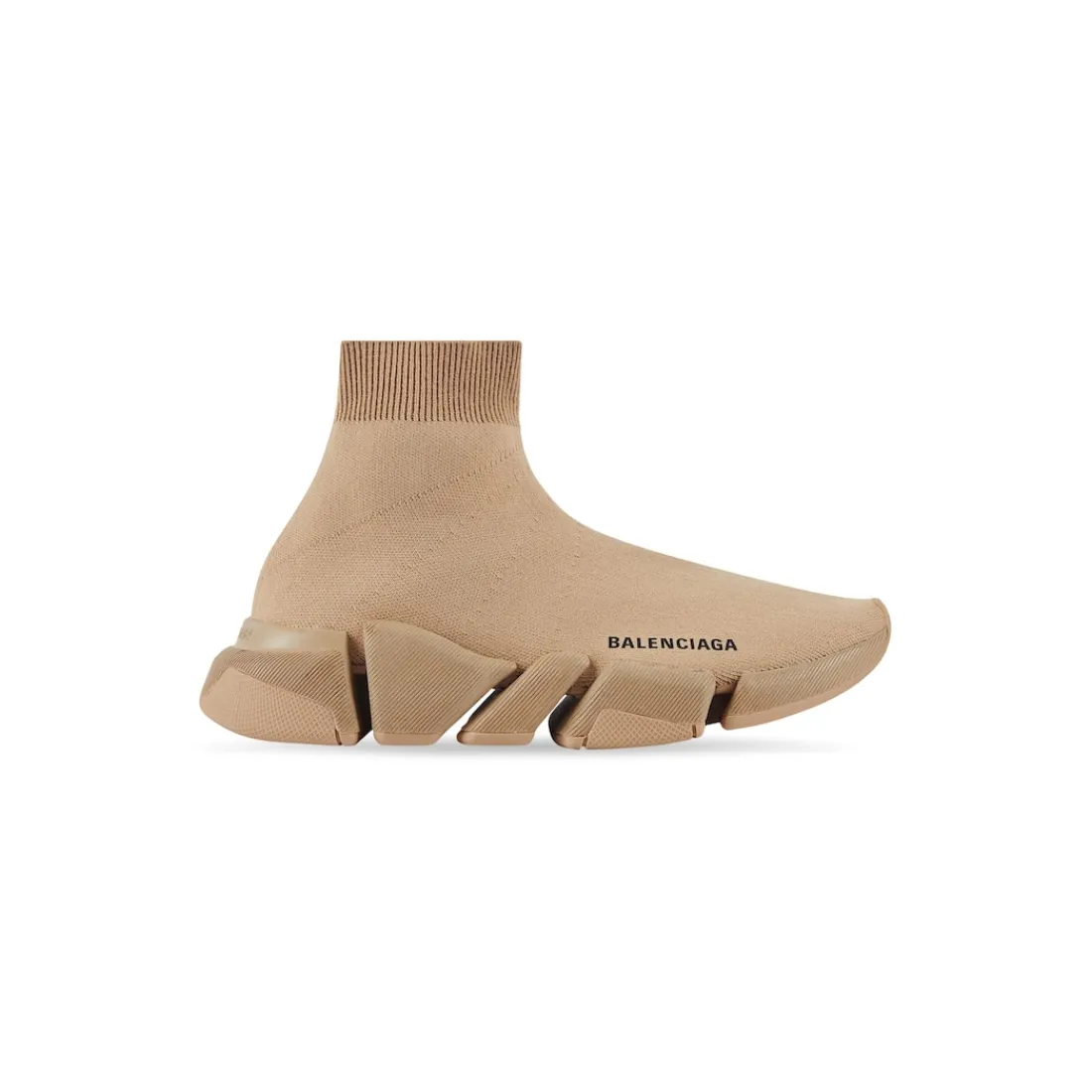 Balenciaga Sneakers-Sneakers Speed 2.0 In Maglia Riciclata da Donna in Beige