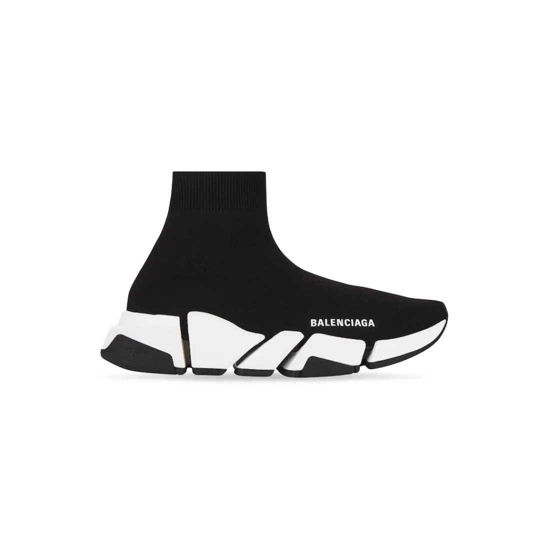 Balenciaga Sneakers-Sneakers Speed 2.0 In Maglia Riciclata da Uomo in Nero