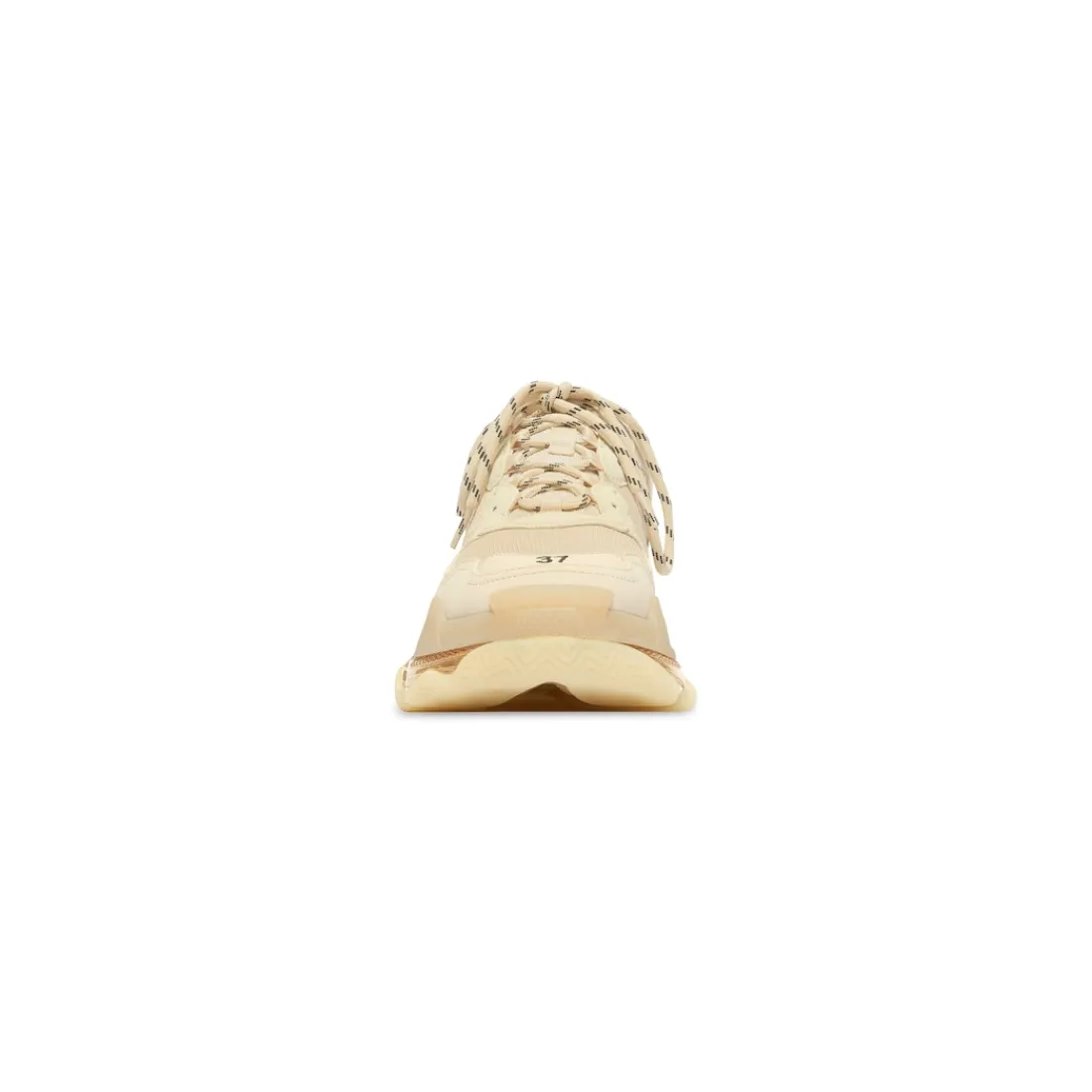 Balenciaga Sneakers-Sneakers Triple S Clear Sole da Donna in Beige