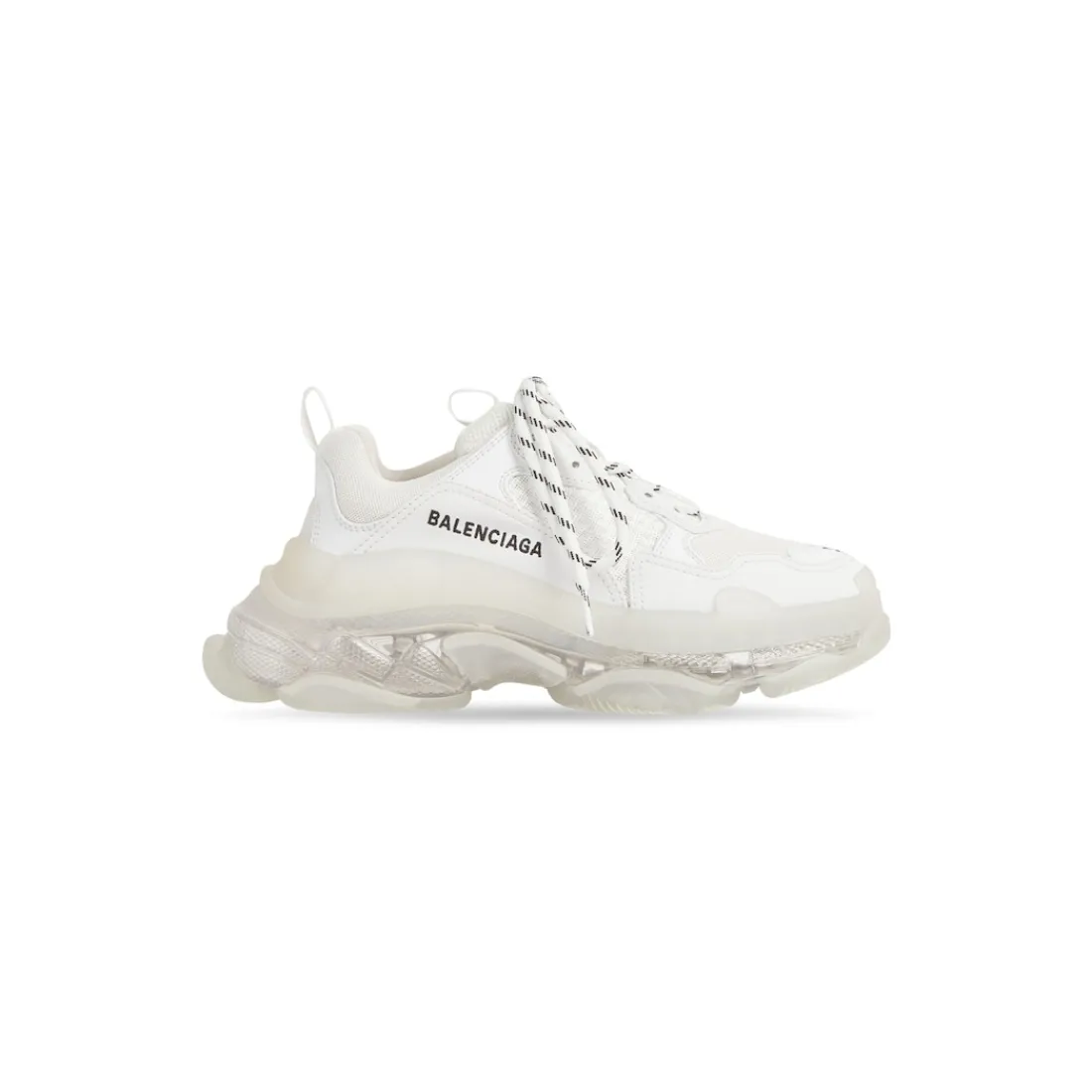 Balenciaga Sneakers-Sneakers Triple S Clear Sole da Donna in Bianco