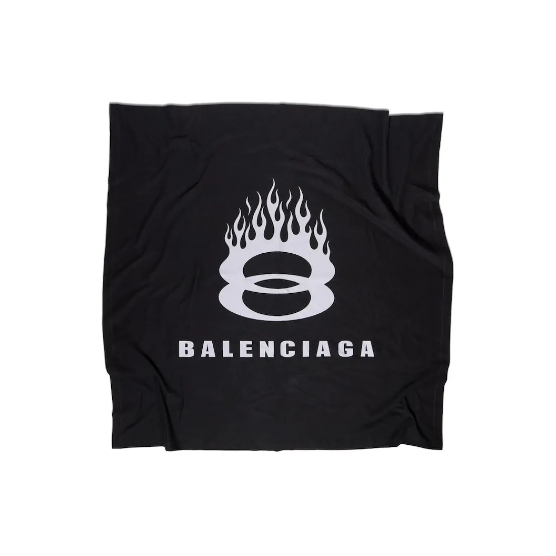 Balenciaga Objects | Objects-Telo Da Spiaggia in Nero/bianco