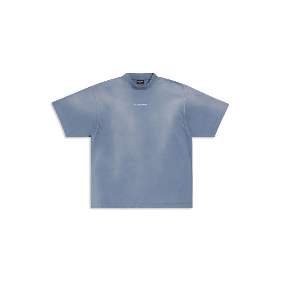 Balenciaga T-shirts | T-shirts-T-shirt Back Medium Fit in Blu/bianco