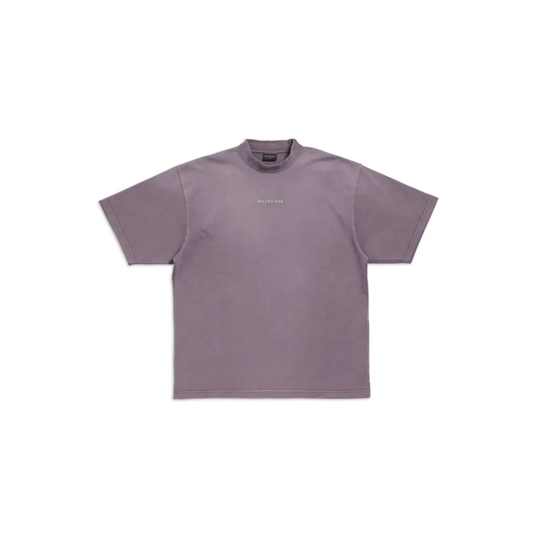 Balenciaga T-shirts | T-shirts-T-shirt Back Medium Fit in Viola/grigio