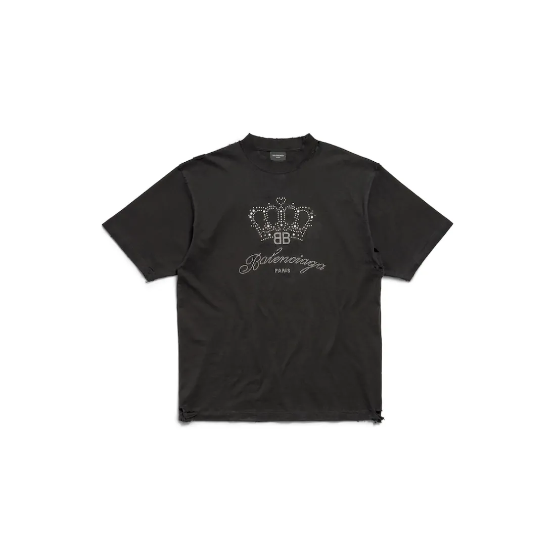 Balenciaga T-shirts | T-shirts-T-shirt Bb Motel Medium Fit in Nero