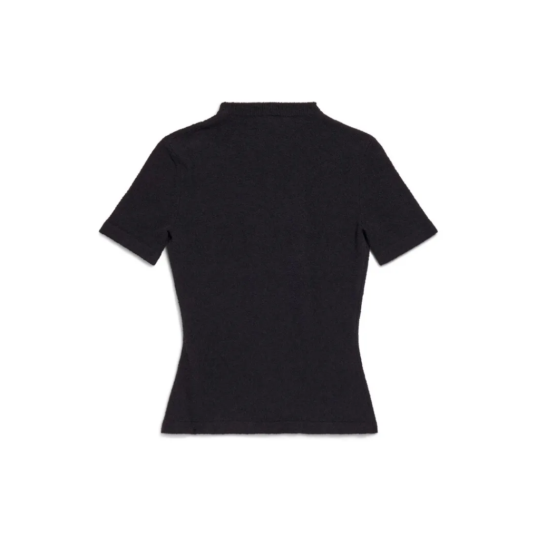 Balenciaga T-shirts-T-shirt Burning Unity Aderente da Donna in Nero