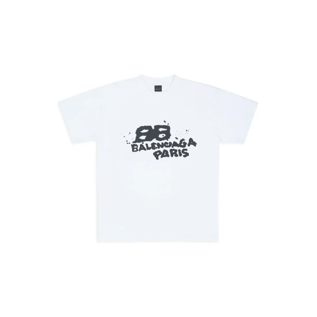 Balenciaga T-shirts | T-shirts-T-shirt Hand-drawn Bb Icon Medium Fit in Bianco