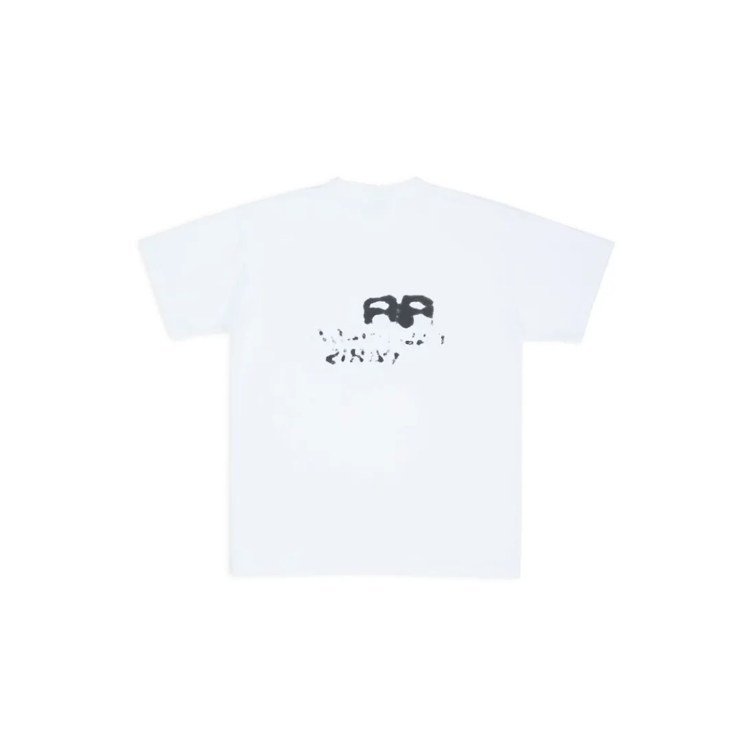 Balenciaga T-shirts | T-shirts-T-shirt Hand-drawn Bb Icon Medium Fit in Bianco