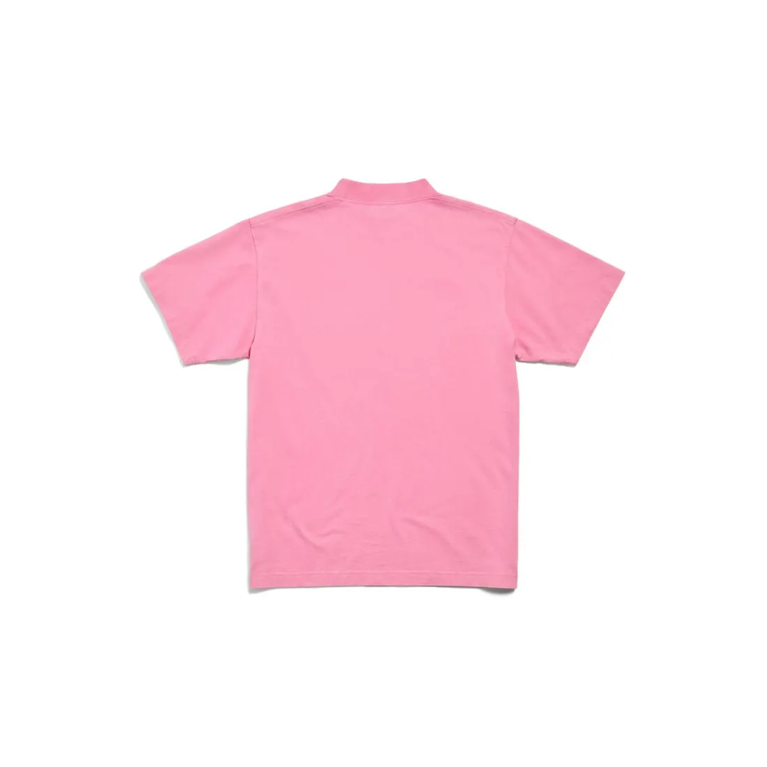 Balenciaga T-shirts-T-shirt Paris Strass Small Fit  in Rosa Délavé Rosadélavé