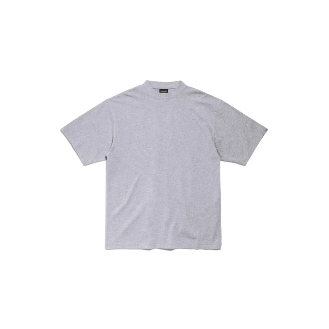 Balenciaga T-shirts-T-shirt Patch Garde-robe Medium Fit da Uomo in Grigio