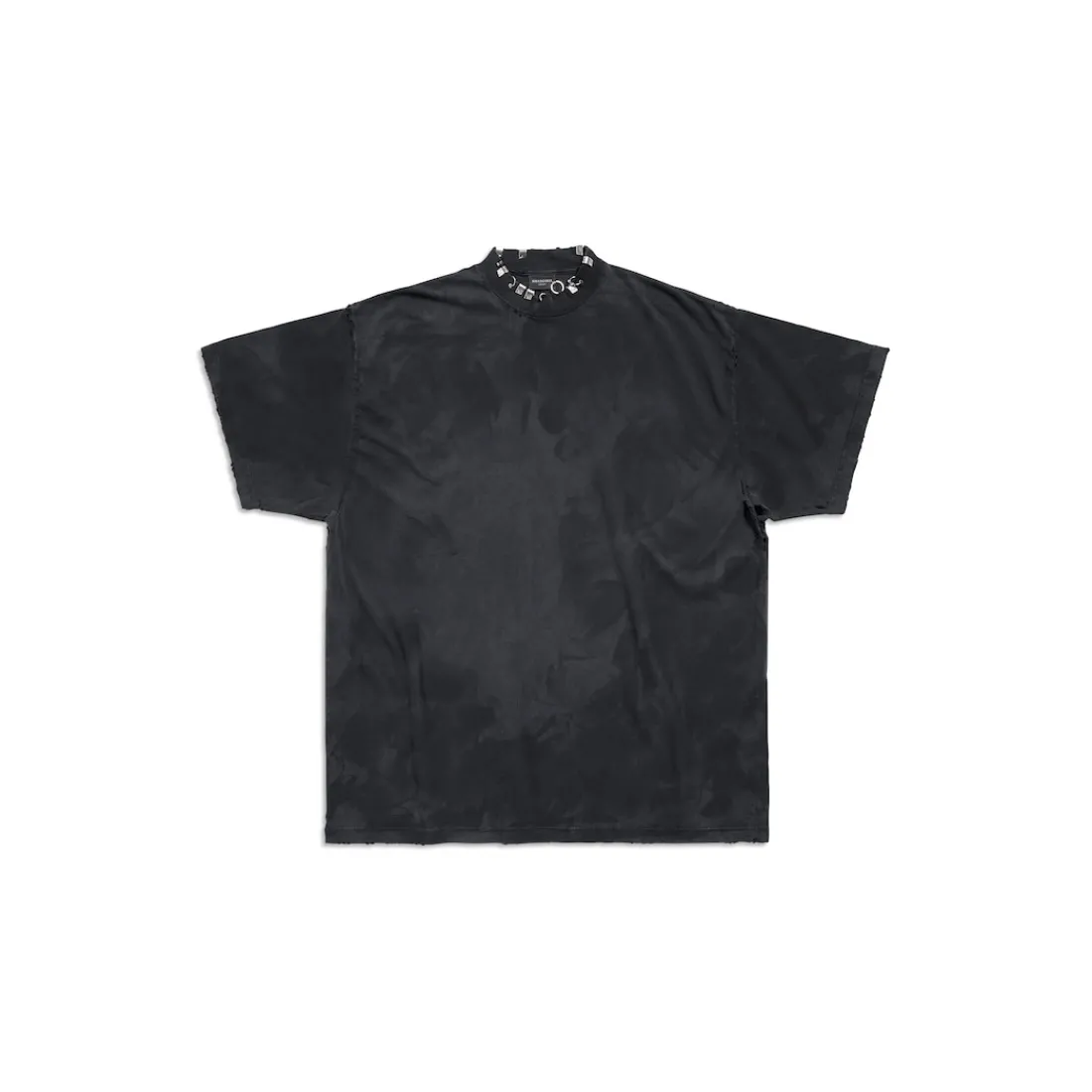 Balenciaga T-shirts | T-shirts-T-shirt Pierced Oversize in Nero