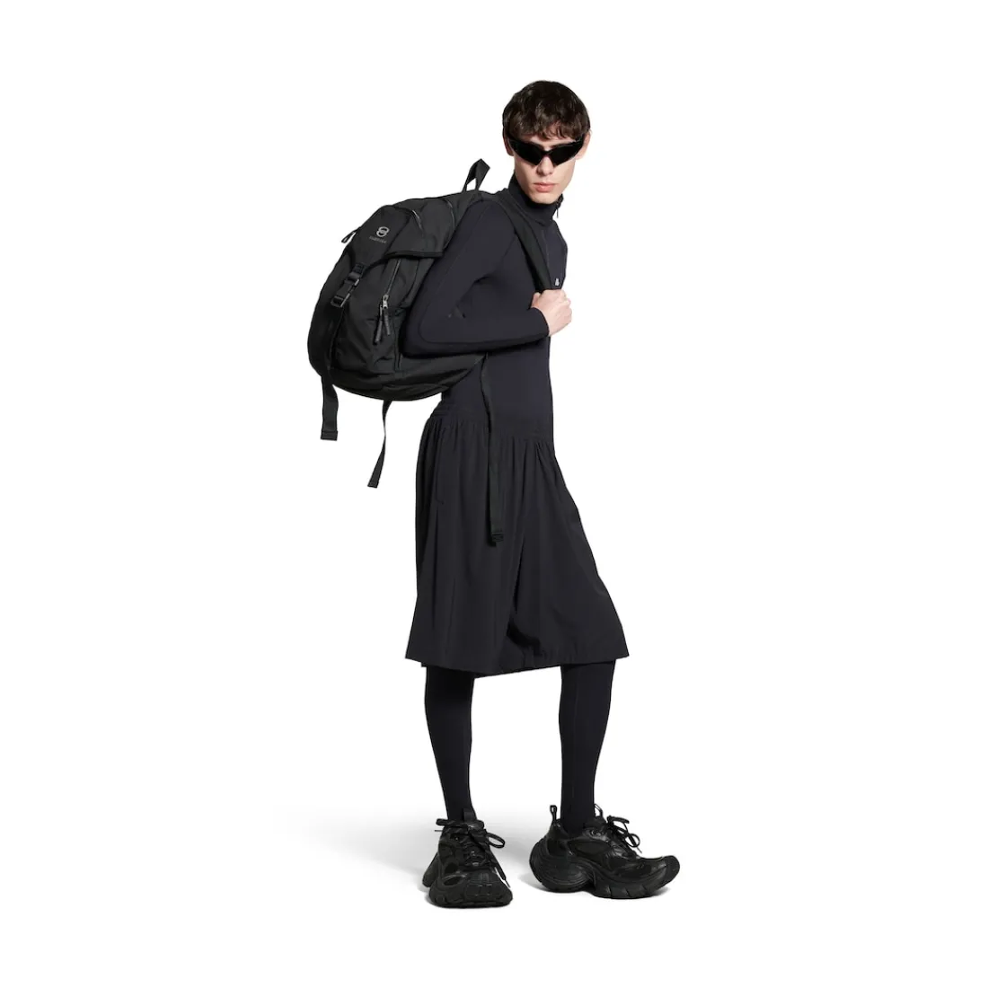 Balenciaga Zaini-Zaino Unity Grande  da Uomo in Nero